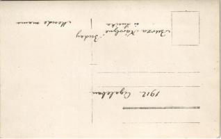 1912 Mali Losinj, Lussinpiccolo; nyaralás Cigale-ben a tengerparton / summer holiday by the sea. pho...