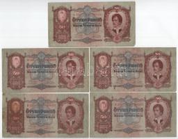 1932. 50P (5x) T:F,VG folt Adamo P14