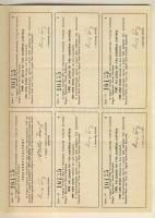 1947. Kötvényhelyettesítő elismervény 1000$ névértékű Budapest/Magyar Egyesített Városi Kölcsönkötvé...