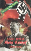 Hitler, Adolf: Mein Kampf. (Harcom). Történelmi dokumentumok. [Gyöngyös, 1998 körül], W. Stoker Kft. 496 p. A nemzetiszocialista vezető egyetlen, még életében kiadott könyve, melyet landsbergi fogsága idején kezdett el írni, miután 1923-ban az ún. sörpuccsban való részvételéért börtönbe zárták. A könyvben áttekintette addigi pályafutását és megfogalmazta világnézetét, valamint politikai programját. A mű a nácizmus ideológiai alapvetése lett. Hitler ezzel az írással egy átfogó elméletet kívánt a nép elé állítani a marxizmus ellenében. Emellett úgy kívánta bemutatni addigi pályáját, mint ami pártja és az egész nép ideális vezetőjévé teszi őt a zsidóság, mint közös ellenség elleni összefogásban. Megerősítette az NSDAP 25 pontos programjának érvényességét. Megállapította, hogy a nemzeti szocializmus egyik elődjének számító völkisch mozgalom sikertelen maradt és ideje lejárt; ezzel szemben az NSDAP modern, céltudatos gyűjtőmozgalommá vált, amely sikerrel tömörítheti a weimari köztársaság nacionalista és antidemokratikus erőit. Fűzve, színes, Hitler portréjával illusztrált kiadói borítóban.