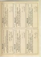 1947. Kötvényhelyettesítő elismervény 1000$ névértékű Budapest/Magyar Egyesített Városi Kölcsönkötvé...