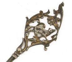 Vadászmintás hústű, h: 21 cm