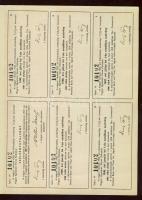 1947. Kötvényhelyettesítő elismervény 1000$ névértékű Budapest/Magyar Egyesített Városi Kölcsönkötvé...