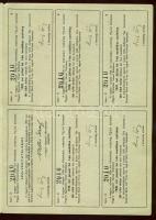 1947. Kötvényhelyettesítő elismervény 500$ névértékű Budapest/Magyar Egyesített Városi Kölcsönkötvén...