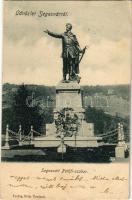 1905 Segesvár, Schässburg, Sighisoara; Petőfi szobor. Fritz Teutsch kiadása / monument