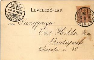 1899 (Vorläufer) Nagyvárad, Oradea; piac, Tudakozóügynökségi iroda, fodrász, dohány és szivar üzlet ...