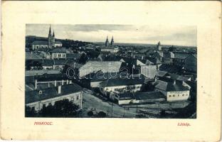 Miskolc, látkép, Giret Béla, Benderin Béla üzlete. W.L. Bp. 6193. (kopott sarkak / worn corners)