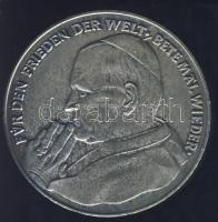 NSZK 1980. "II. János Pál pápa németországi látogatása" fém emlékérem T:1