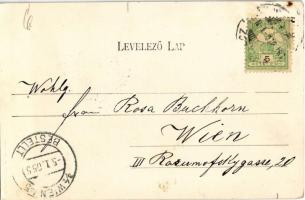 1905 Miskolc, Szemere utca, templom. Ferenczi B. kiadása (EK)