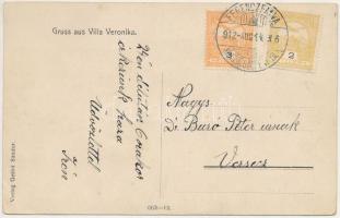 1912 Ferencfalva, Franzdorf, Valiug (Resicabánya, Resita); Villa Veronika. Verlag Getini Sándor (EK)