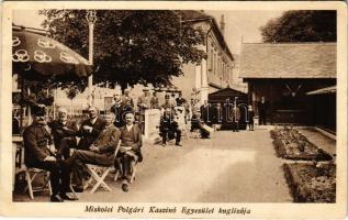 1929 Miskolc, Miskolci Polgári Kaszinó Egyesület kuglizója (fa)