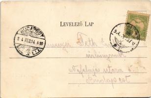 1904 Miskolc, Pályaudvar, vasútállomás. Gedeon András kiadása (fl)