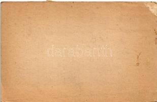 Győr, látkép a Rába híddal, zsinagóga (ragasztónyom / glue marks)