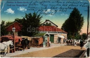1916 Bosanski Brod, Carigradski Bazar Asif H. Sejdic / shop and market (Rb)