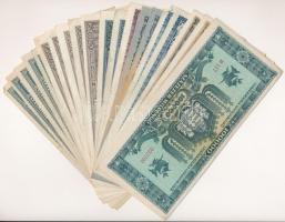 20db-os inflációs Pengő bankjegy tétel T:VF,F
