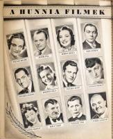 Hunnia Filmgyár R.T. 1939-40. A Hunnia Filmgyár R.T. képes ismertető kiadványa az 1939-40. évadban m...