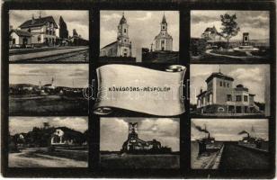 Kővágóőrs-Révfülöp, vasútállomás, templomok (EK)