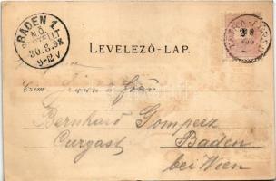 1898 (Vorläufer) Alsótátrafüred, Tátrafüred, Unter-Schmecks, Dolny Smokovec (Magas-Tátra, Vysoké Tat...