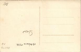 1933 Kolta, Koltha, Koltovjec; utca, tehén szekér / street, cow cart. photo