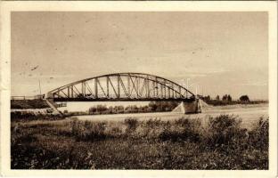 1936 Gúta, Kolárovo; Kis Duna híd / Danube bridge (fl)