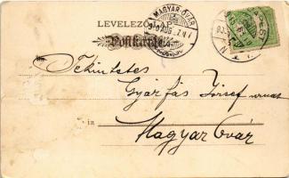 1900 Arad, Andrássy tér. Bloch H. kiadása / square (EK)