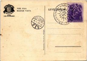 Vágvölgy, Váh Valley, Povazie; A Vág völgye, vize fája magyar vágya, tutajos cserkészek. Kiadja a Ma...