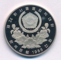 Dél-Korea 1987. 1000W Cu-Ni "1988. Nyári Olimpiai Játékok - Szöul / Asztalitenisz" T:PP fo...