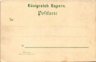 1897 (Vorläufer!) Nürnberg, Nuremberg; Insel Schütt mit Synagoge, Panorama mit Burg, Pellerhaus, Nür...