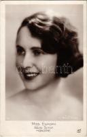 Simon Böske, első zsidó magyar szépségkirálynő 1929-ben Miss Europa / Miss Europa: Bözsi Simon (Hongrie) / Jewish Hungarian beauty queen