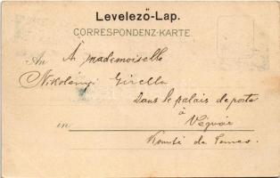 1899 (Vorläufer) Nazareth, general view. litho s: Basch Árpád (fl)