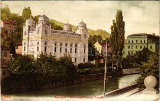 1906 Sarajevo, Der israelitische Tempel / synagogue (EK)