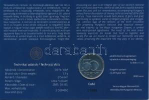 2015. 50Ft Cu-Ni "Nemzeti és Történelmi Emlékhelyek" első napi veret számozott emléklapon,...