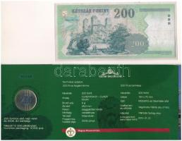 2009. 200Ft elsőnapi veret + 2006. 200Ft "FB" "Búcsú a 200Ft-os bankjegytől", so...