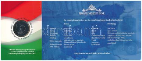 2006. 50Ft Cu-Ni "1956-os forradalom" első napi veret + 500Ft "1956-os forradalom&quo...