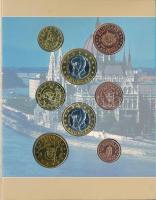 2004. 1c-2E (8xklf) "Euro próbaveretek" szettben, közte a "Kossuth" 2E érme T:PP