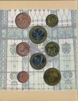 2004. 1c-2E (8xklf) "Euro próbaveretek" szettben, közte a "Kossuth" 2E érme T:PP