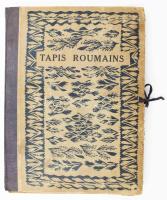 Tapis Roumains (Román szőnyegek.) Paris, H. Ernst, 34 t. Kopott, foltos félvászon mappában, a címlap, a tartalomjegyzés és bevezető lapjai (6 oldal) hiányoznak!