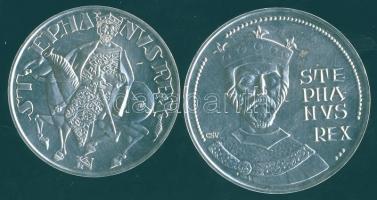 1972. 50Ft Ag - 100Ft Ag "Szt. István" pár T:BU