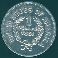 USA 1851. 1$ Ag ffm hamisítványa
