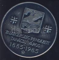 1985. "MÉE - Zalaegerszeg" ffm emlékérem T:1