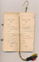 1901 Olmütz, Trachten-Kränzchen des Männer-Gesang-Vereines táncrend, ceruza nélkül