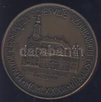 1983. "MÉE - Szentgotthárd" Br piefort emlékérem T:2
