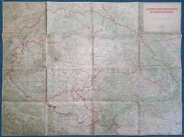 Csonka-Magyarország áttekintő térképe az 1940. augusztus 30-a után érvényes határokkal. Mértéke: 1 :...