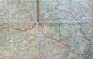 Csonka-Magyarország áttekintő térképe az 1940. augusztus 30-a után érvényes határokkal. Mértéke: 1 :...