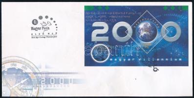 2000 Ezredforduló - Jeles magyarok blokk FDC-n (5.000)