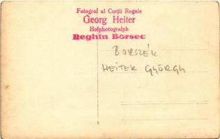 Borszék, Borsec; pipázó férfi / Transylvanian folklore, men smoking a pipe. Georg Heiter (Reghin-Bor...