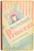 Pásztor Árpád: Princesz. Történet egy babagyárból. Vértes Marcel rajzaival. Bp., 1919, Athenaeum, 109 p. Avantgárd borítóval! (Jelzett: Lányi!) Első kiadás! Kiadói félvászon-kötés, kopott borítóval.