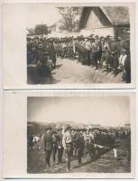 2 db RÉGI Magyar cserkészek fotólap. Kempelen Bélának írt levelek fiától / 2 pre-1945 Hungarian boy scouts group, photo