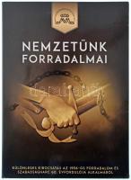 Nemzetünk forradalmai / 1956-os forradalom és szabadságharc karton gyűjtőmappa kissé használt állapotban