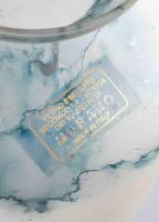 Murano fátyolos színezésű vállas váza. Címkével jelzett, hibátlan, m: 15 cm